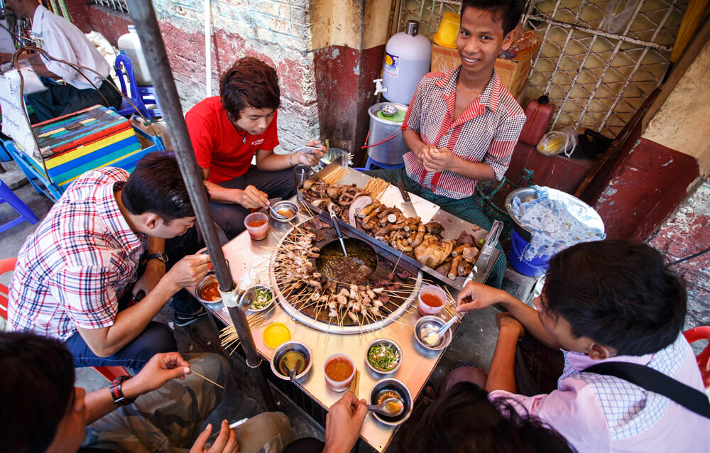 Deep-fried stuff Myanmar Food