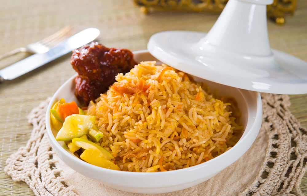 Shan-style rice Myanmar food
